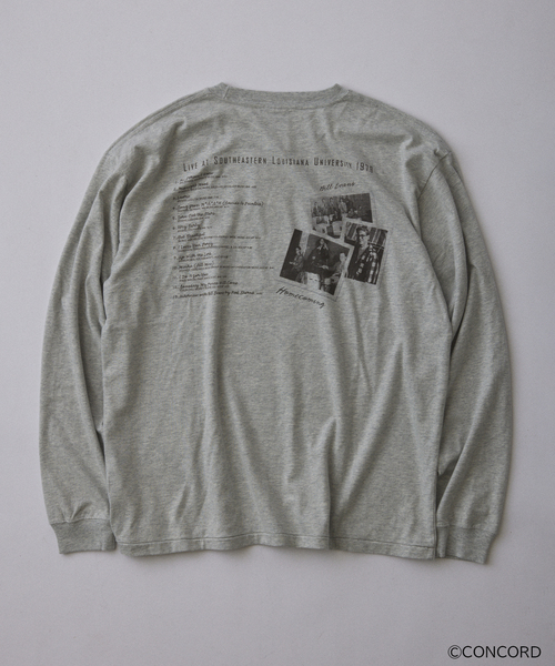 JOURNAL STANDARD relume(ジャーナルスタンダード レリューム)の「Bill Evans / ビル・エヴァンス 別注 グラフィック ロンT(Tシャツ/カットソー・メンズ・ブラック/ホワイト/ブラック系その他/グレー・LARGE/MEDIUM)」の14枚目の写真
