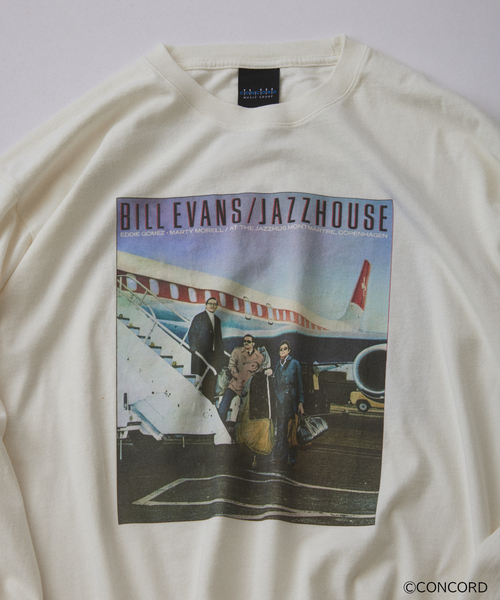JOURNAL STANDARD relume(ジャーナルスタンダード レリューム)の「Bill Evans / ビル・エヴァンス 別注 グラフィック ロンT(Tシャツ/カットソー・メンズ・ブラック/ホワイト/ブラック系その他/グレー・LARGE/MEDIUM)」の16枚目の写真