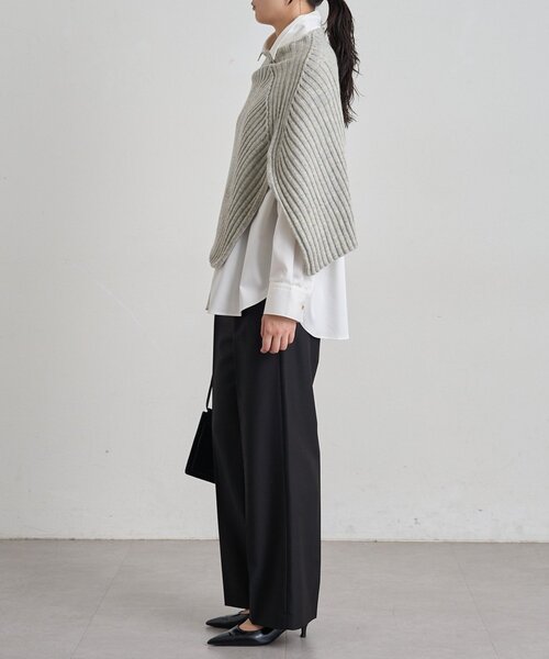 LOUNGEDRESS(ラウンジドレス)の「《マルチWAY》スヌード 秋服(ニット/セーター・レディース・キャメル/オフホワイト/グレー・FREE)」の18枚目の写真