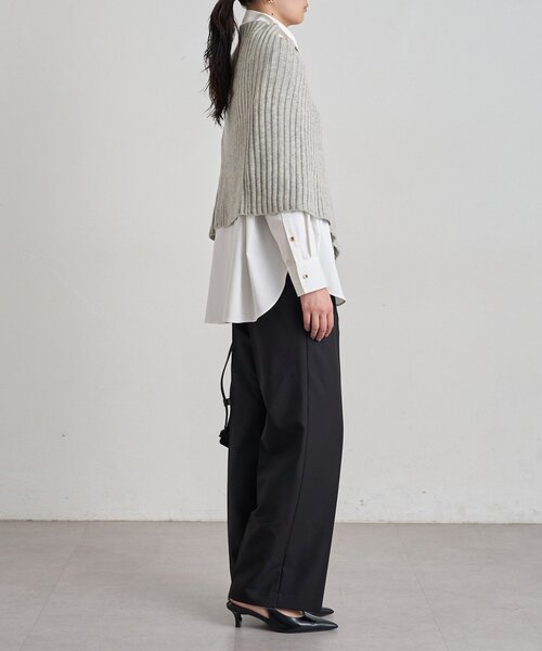 LOUNGEDRESS(ラウンジドレス)の「《マルチWAY》スヌード 秋服(ニット/セーター・レディース・キャメル/オフホワイト/グレー・FREE)」の20枚目の写真