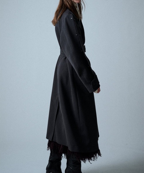 UJOH(ウジョー)の「【UJOH HOMME/ウジョー】Open Sleeve Coat / U734-C04-900(ダウンジャケット/コート・メンズ・ブラック・4)」の5枚目の写真