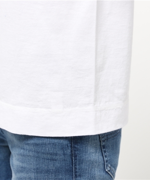 Good On（グッドオン）の「good on/グッドオン　ロングスリーブ　ラグラン　TEE（Tシャツ/カットソー・レディース・ライトブルー/ネイビー/ラベンダー/ナチュラル/ホワイト/杢グレー・FREE）」の10枚目の写真