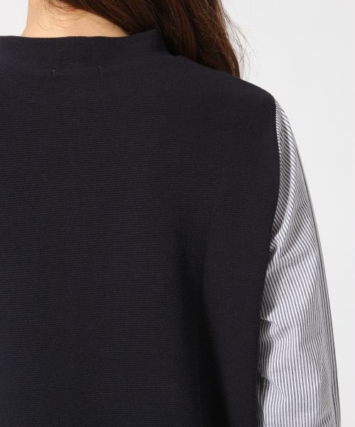GLOBAL WORK(グローバルワーク)の「シャツスリーブプルオーバー長袖/725143(Tシャツ/カットソー・レディース・グレー/その他/ネイビー/ブラウン・MEDIUM/SMALL/LARGE)」の13枚目の写真