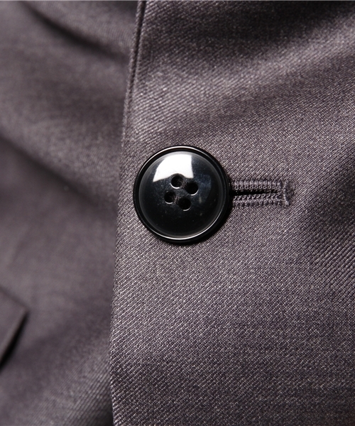 STUDIOUS（ステュディオス）の「【STUDIOUS】マイクロTR1ボタンジャケット（テーラードジャケット・メンズ・ブラック/グレー・1/2/3）」の13枚目の写真