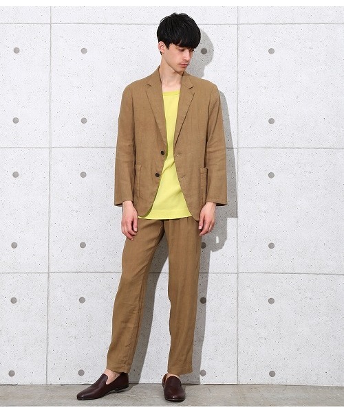 ADAM ET ROPE'（アダムエロペ）の「リネンストレッチイージーパンツ