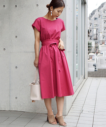 laboratory work | ウエストマークバックカシュクールワンピース(ワンピース)