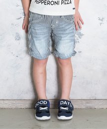 BREEZE | しわ加工ハーフパンツ 5分丈(デニムパンツ)