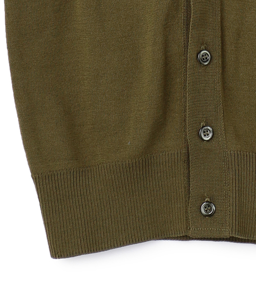 Letroyes(ルトロワ)の「Letroyes コットンカーディガン HENRI(カーディガン/ボレロ・メンズ・ブルー/ブラウン/グレー/オリーブ・SMALL/LARGE/MEDIUM)」の14枚目の写真