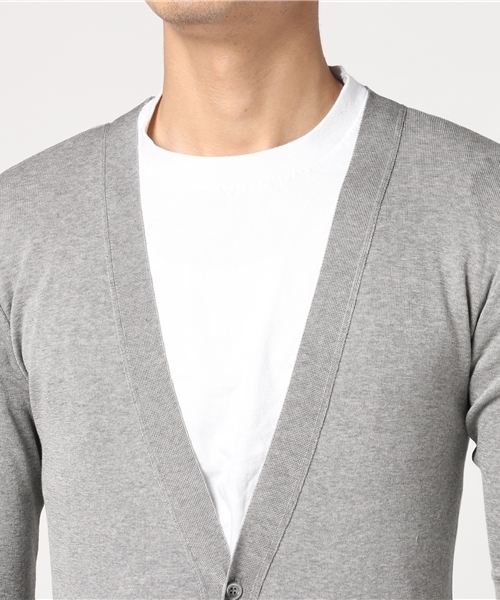 Letroyes(ルトロワ)の「Letroyes コットンカーディガン HENRI(カーディガン/ボレロ・メンズ・ブルー/ブラウン/グレー/オリーブ・SMALL/LARGE/MEDIUM)」の8枚目の写真