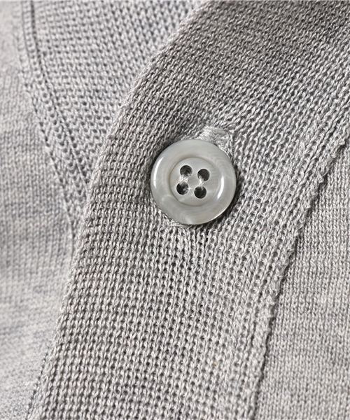 Letroyes(ルトロワ)の「Letroyes コットンカーディガン HENRI(カーディガン/ボレロ・メンズ・ブルー/ブラウン/グレー/オリーブ・SMALL/LARGE/MEDIUM)」の11枚目の写真