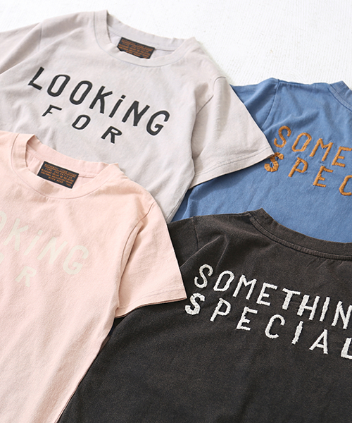 CUBE SUGAR（キューブシュガー）の「20/-ＯＥ天竺クルーネックTシャツ（Tシャツ/カットソー・レディース・ライトグレー/ブラック/ピンク系その他/ブルー・M）」の20枚目の写真