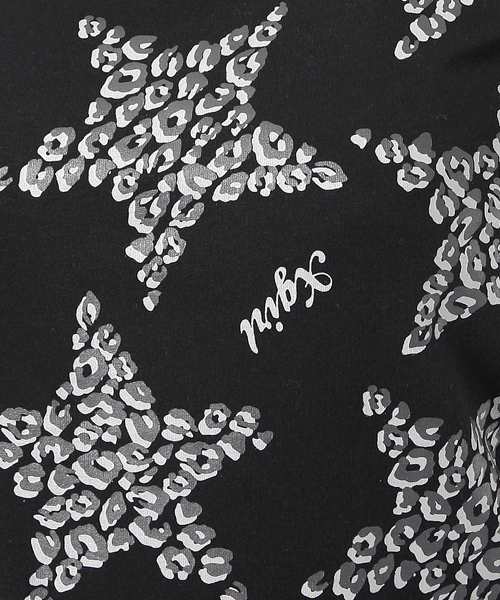 X-girl（エックスガール）の「ANIMAL STAR S/S TEE（Tシャツ/カットソー・レディース・ホワイト/ブラック/ピンク・1/2）」の7枚目の写真