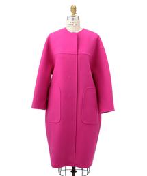 drawer リバーシブルクルーネックコート　36 ピンク 25555236_26_D_215.jpg