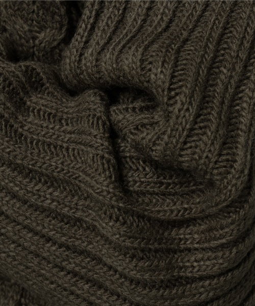CUSTOM CULTURE(カスタムカルチャー)の「【CUSTOM CULTURE】 5GG バスケット編みクルーネックニット(ニット/セーター・メンズ・トップグレー/カーキ/ネイビー・3/2)」の6枚目の写真