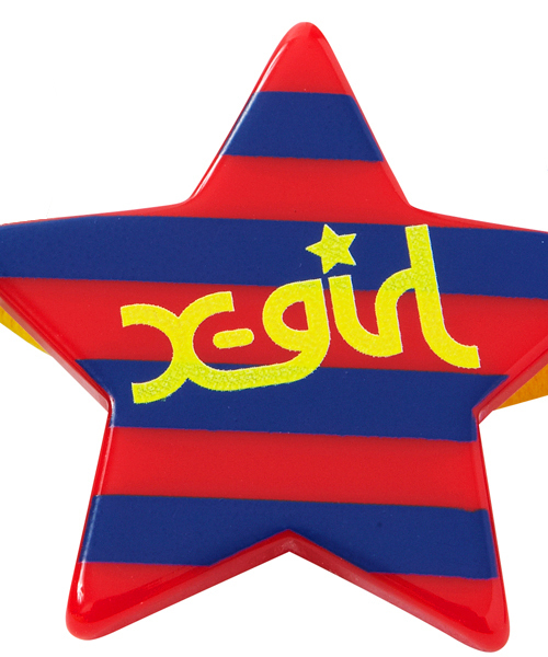 X-girl Stages（エックスガールステージス）の「“STRIPE” HAIR ELASTIC（ヘアゴム・キッズ・ピンク/レッド/クリア・ONE SIZE）」の7枚目の写真