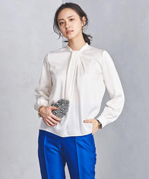 UNITED ARROWS | UBCB スタンド イレギュラー タックブラウス(シャツ/ブラウス)