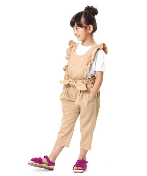 apres les cours（アプレレクール）の「フリルサンダル（サンダル・キッズ・ブルー/マスタード/ローズ・14/15 /16/17/18/19/20/21）」の6枚目の写真