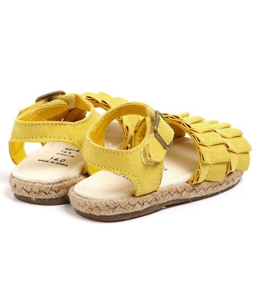 apres les cours（アプレレクール）の「フリルサンダル（サンダル・キッズ・ブルー/マスタード/ローズ・14/15 /16/17/18/19/20/21）」の9枚目の写真