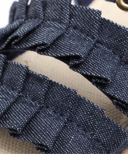 apres les cours（アプレレクール）の「フリルサンダル（サンダル・キッズ・ブルー/マスタード/ローズ・14/15 /16/17/18/19/20/21）」の12枚目の写真