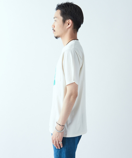Lightning Bolt(ライトニングボルト)の「【LIGHTNING BOLT/ライトニングボルト】× Matthew Allen スマイリーTシャツ(Tシャツ/カットソー・メンズ・ブラック/ホワイト・M/L)」の3枚目の写真