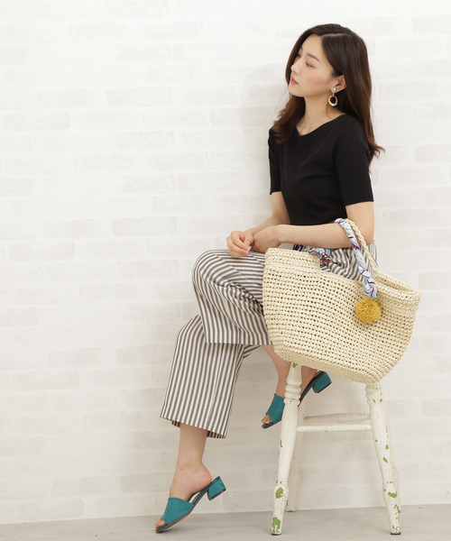 N.（N. Natural Beauty Basic）（エヌエヌナチュラルビューティーベーシック）の「◆コットンモダールハイツイストニット（ニット/セーター・レディース・ホワイト/ブラック/ブラウン/レッド/ピンク・MEDIUM）」の11枚目の写真