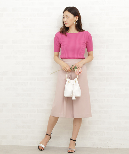 N.（N. Natural Beauty Basic）（エヌエヌナチュラルビューティーベーシック）の「◆コットンモダールハイツイストニット（ニット/セーター・レディース・ホワイト/ブラック/ブラウン/レッド/ピンク・MEDIUM）」の17枚目の写真