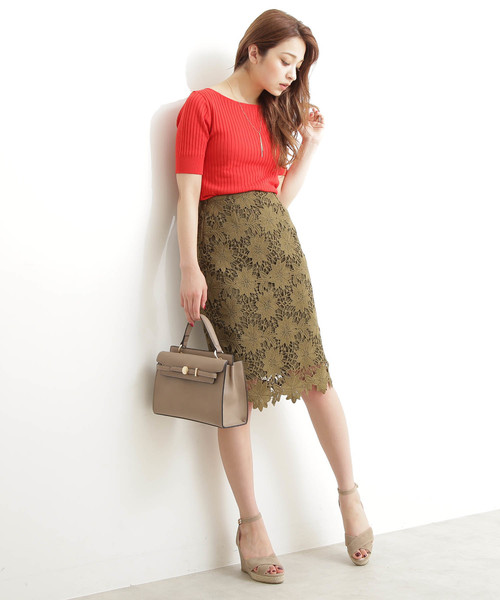 N.（N. Natural Beauty Basic）（エヌエヌナチュラルビューティーベーシック）の「◆コットンモダールハイツイストニット（ニット/セーター・レディース・ホワイト/ブラック/ブラウン/レッド/ピンク・MEDIUM）」の19枚目の写真