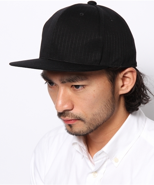 603（ロクマルサン）の「603 ＢＳストライプキャップ（キャップ・メンズ・ブラック・FREE）」の3枚目の写真