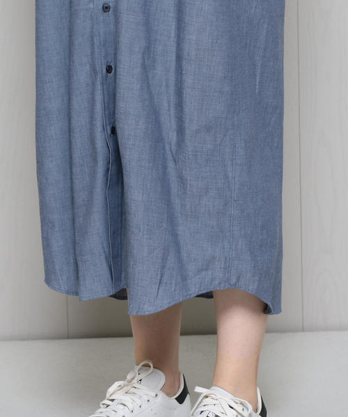 INDIVIDUALIZED SHIRTS ベンガルストライプシャツワンピースF INDIVIDUALIZED SHIRTS【インディビジュアライズドシャツ