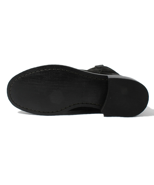 MONKEY TIME(モンキータイム)の「MT∴ スウェード サイドジップ ショートブーツ(ブーツ・メンズ・ダークブラウン/ブラック・41/42/43)」の6枚目の写真