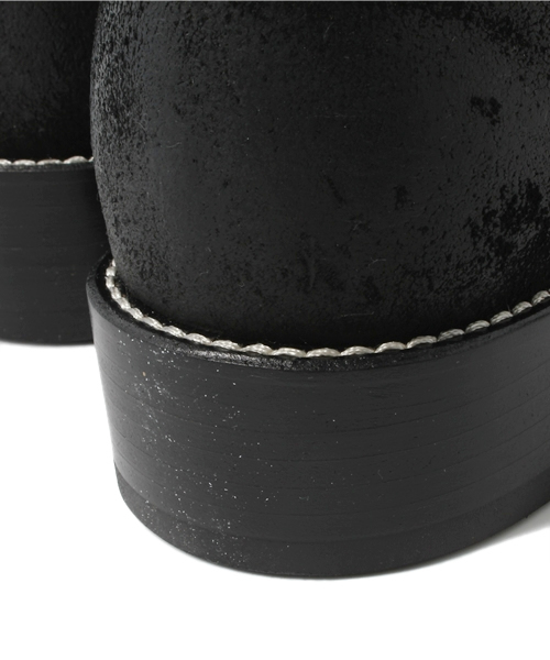 MONKEY TIME(モンキータイム)の「MT∴ スウェード サイドジップ ショートブーツ(ブーツ・メンズ・ダークブラウン/ブラック・41/42/43)」の9枚目の写真