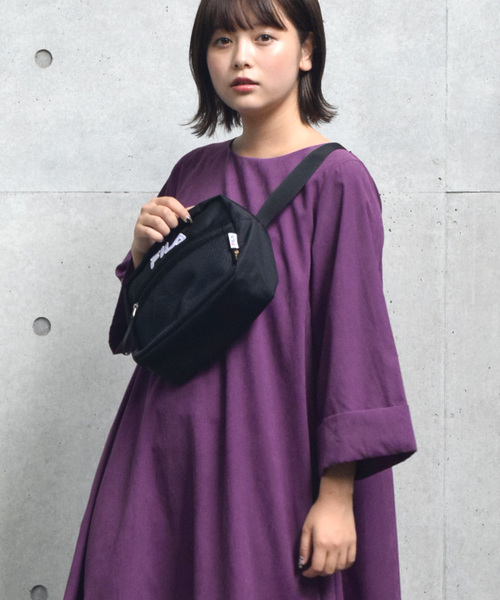 w closet(ダブルクローゼット)の「バックロングAラインワンピース_(ワンピース・レディース・オレンジ/パープル/ブラウン・FREE)」の14枚目の写真