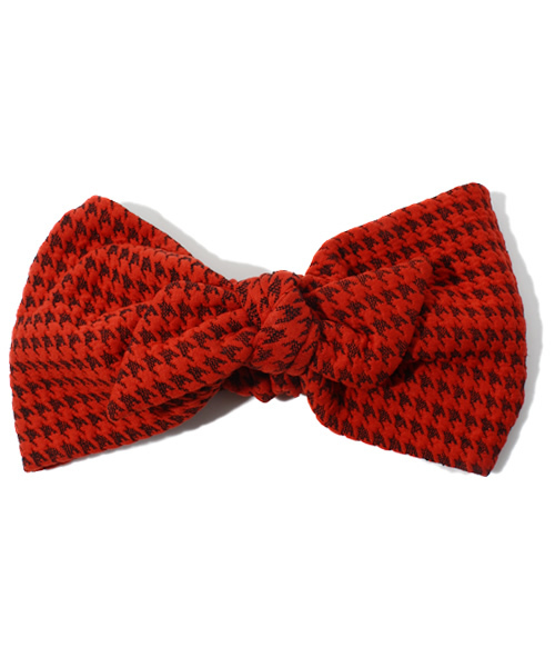 ROSE BUD（ローズバッド）の「LR-13233 HOUNDSTOOTH TURBAN（ヘアバンド・レディース・ロイヤルブルー/レッド/グレー・ONE SIZE）」の8枚目の写真