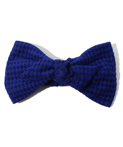 ROSE BUD（ローズバッド）の「LR-13233 HOUNDSTOOTH TURBAN（ヘアバンド・レディース・ロイヤルブルー/レッド/グレー・ONE SIZE）」の3枚目の写真