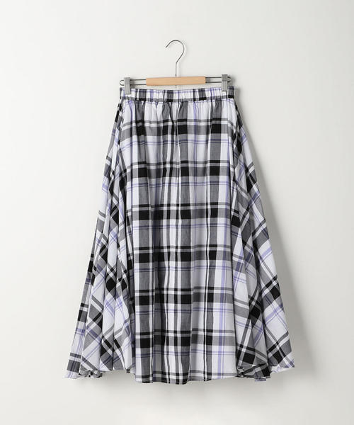 coen（コーエン）の「【19SS新作・Market】チェックマキシスカート（スカート・レディース・パープル/ブラック・FREE）」の14枚目の写真
