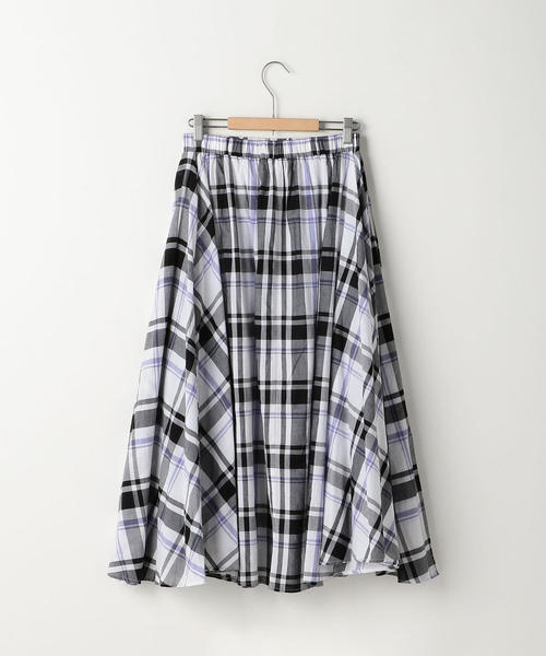 coen（コーエン）の「【19SS新作・Market】チェックマキシスカート（スカート・レディース・パープル/ブラック・FREE）」の15枚目の写真