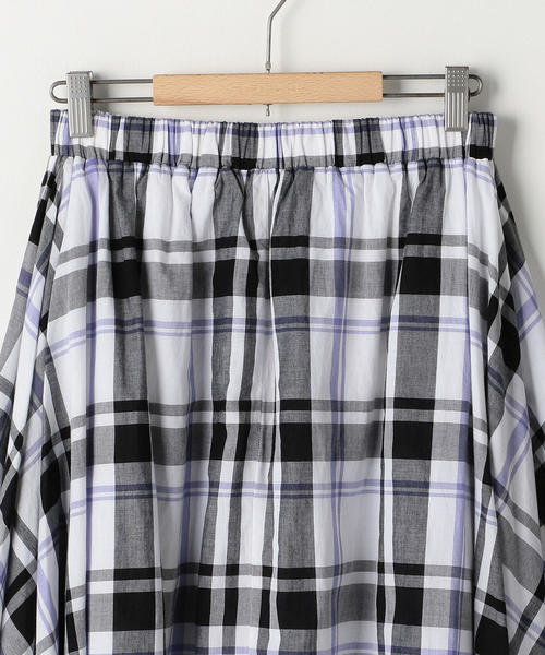 coen（コーエン）の「【19SS新作・Market】チェックマキシスカート（スカート・レディース・パープル/ブラック・FREE）」の16枚目の写真