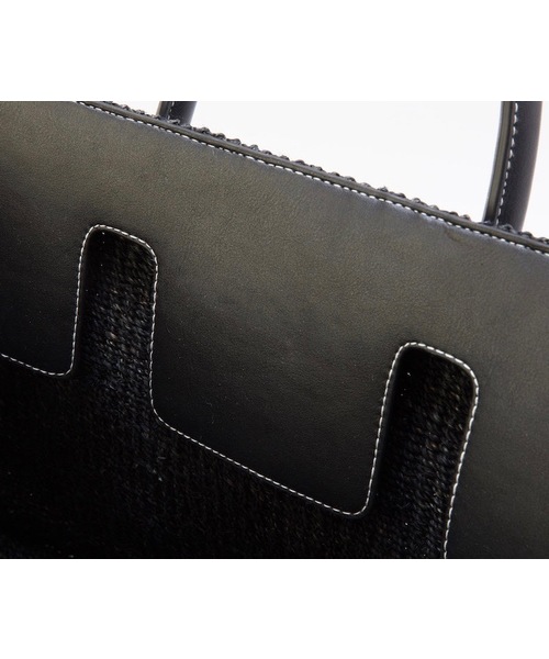 SEA（シー）の「カゴバッグ M（かごバッグ・レディース・ブラック・MEDIUM）」の8枚目の写真