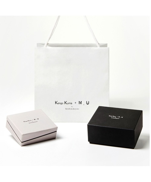 Kengo Kuma + MA,YU （ケンゴ クマ プラス マユ ）の「ケンゴ クマ プラス マユ カフリンクス（カフリンクス・メンズ・シルバー・ONE SIZE）」の4枚目の写真