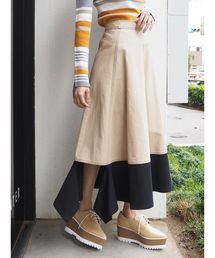 MURUA | ヘムカットフレアスカート【ベイカースカート】(スカート)