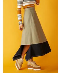 MURUA | ヘムカットフレアスカート【ベイカースカート】(スカート)