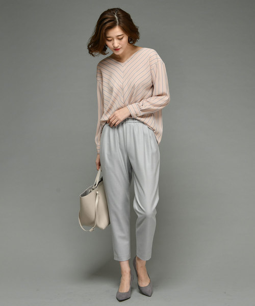 RIVE DROITE（リヴドロワ）の「両面起毛ジョッパーパンツ（その他パンツ・レディース・ブラック/オフホワイト/ブルー系その他・38/36）」の3枚目の写真