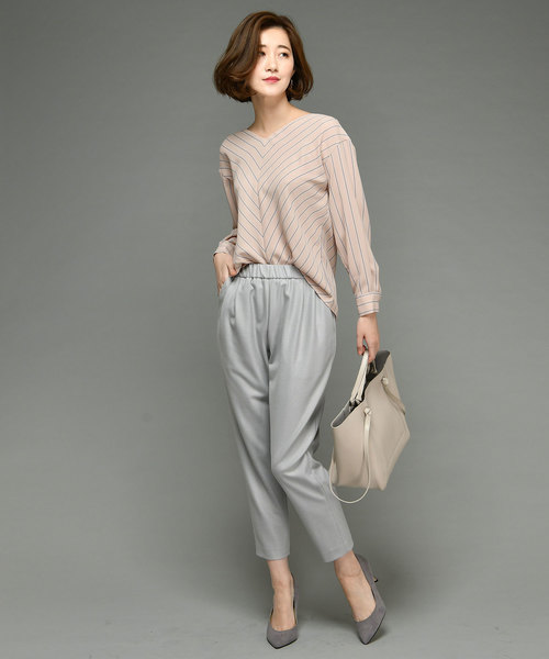 RIVE DROITE（リヴドロワ）の「両面起毛ジョッパーパンツ（その他パンツ・レディース・ブラック/オフホワイト/ブルー系その他・38/36）」の17枚目の写真