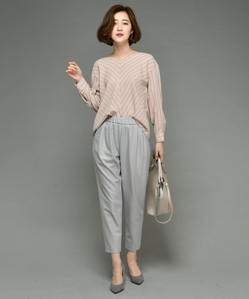 RIVE DROITE（リヴドロワ）の「両面起毛ジョッパーパンツ（その他パンツ・レディース・ブラック/オフホワイト/ブルー系その他・38/36）」の13枚目の写真