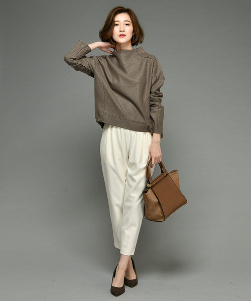 RIVE DROITE（リヴドロワ）の「両面起毛ジョッパーパンツ（その他パンツ・レディース・ブラック/オフホワイト/ブルー系その他・38/36）」の9枚目の写真