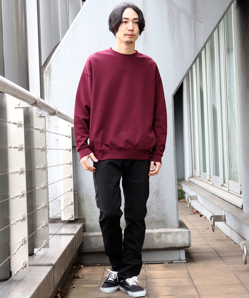 Confirm(コンファーム)の「Confirm / コンファーム ドロップクルースウェットK(スウェット・メンズ・ホワイト/ワイン/オレンジ/ブラック・M/L)」の16枚目の写真