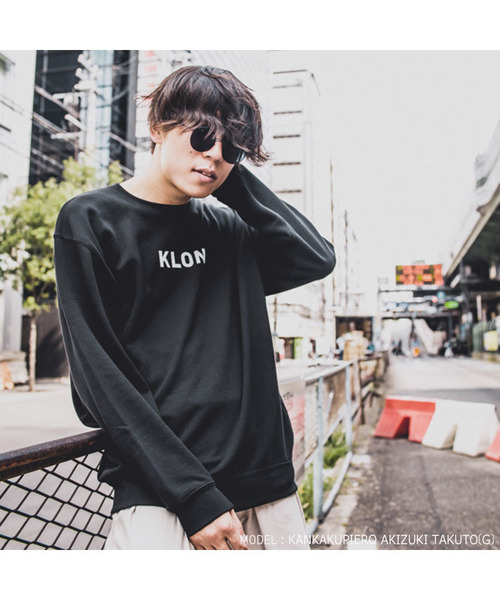 KLON(クローン)の「KLON SWEAT LOGOTYPE BLACK(スウェット・レディース・ブラック・S/M/L/XL)」の2枚目の写真