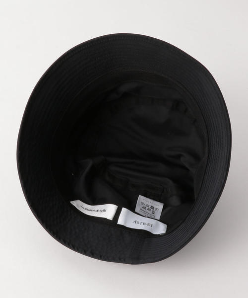 ASTRAET（アストラット）の「別注＜La maison de Lyllies×ASTRAET＞バケットハット（ハット・レディース・ブラック・FREE）」の6枚目の写真