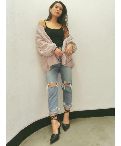 GYDA(ジェイダ)の「ボリュームスリーブニットTOPS(ニット/セーター・レディース・ベージュ/カーキ/ピンク・FREE)」の10枚目の写真
