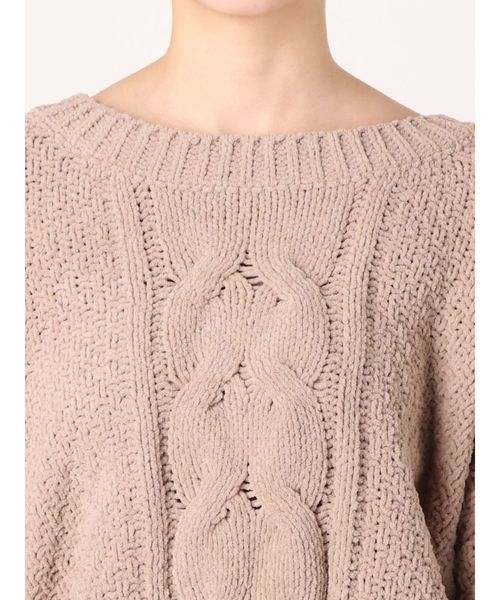GYDA(ジェイダ)の「ボリュームスリーブニットTOPS(ニット/セーター・レディース・ベージュ/カーキ/ピンク・FREE)」の5枚目の写真